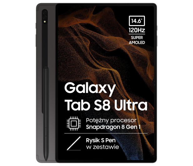 Samsung Galaxy Tab S8 Ultra 14,6" 16/512GB S Pen, Graphite - 716482 - zdjęcie